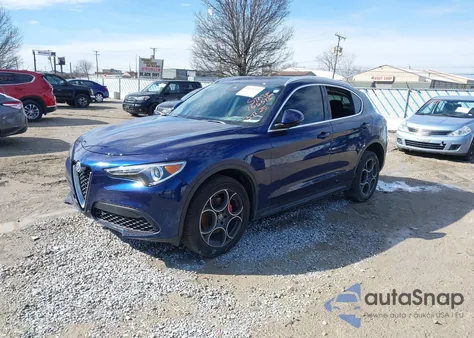 2018 Alfa Romeo Stelvio Ti z USA, uszkodzony, nr VIN ZASFAKBN7J7B66690